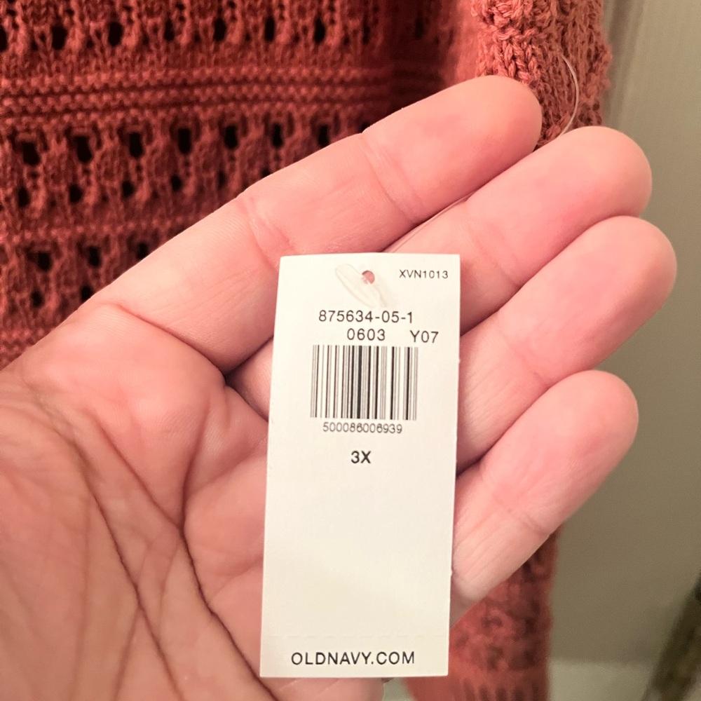 NWT 3X Old Navy Women's Coral Knit Tank Top - Picture 6 of 8
